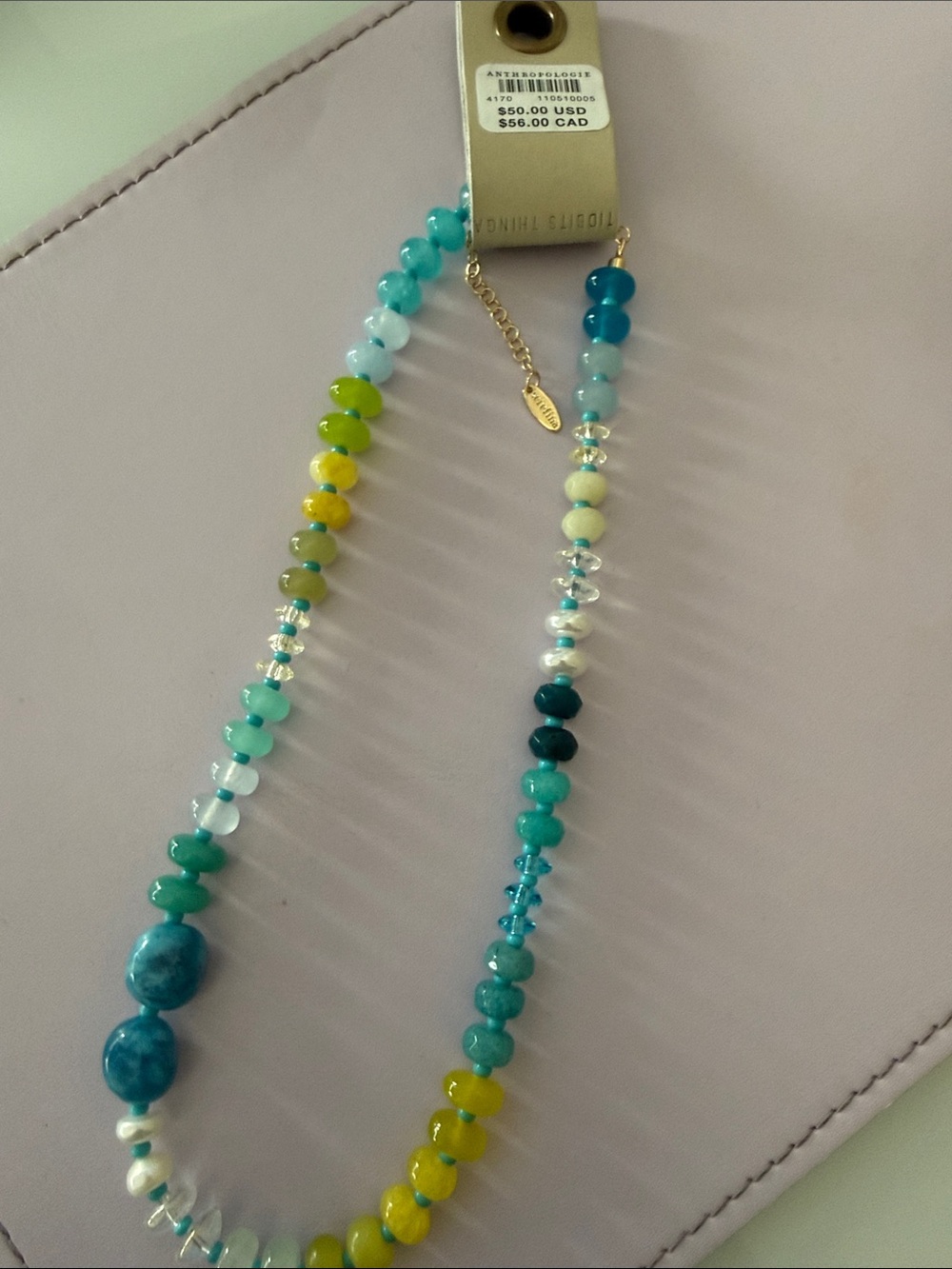 Anthropologie Beaded Necklace